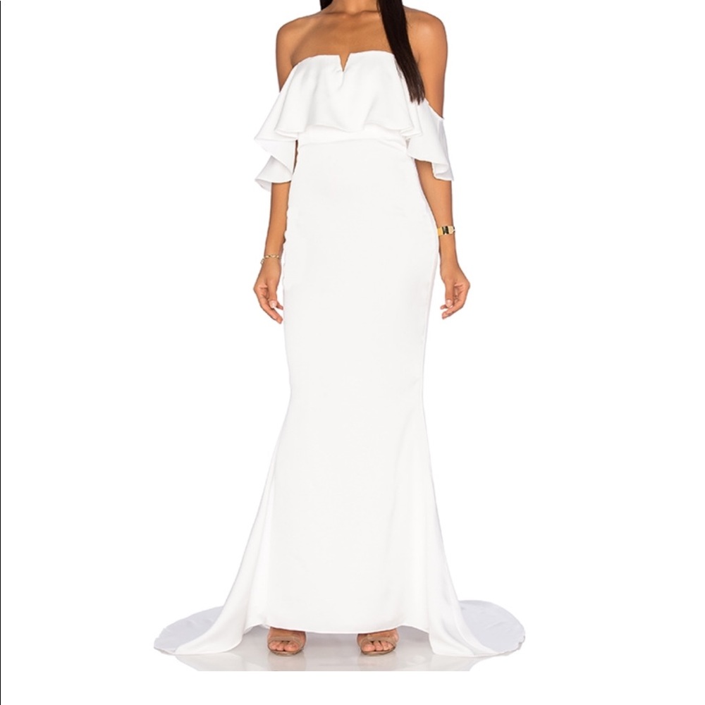 White Sz 6 Loves Friends Santa Barbara Dress